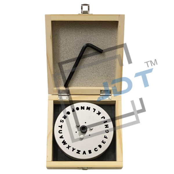 JDT Disc Cutter English Alphabets | Set of 26 Punches | Available in 6mm and 8mm Sizes |