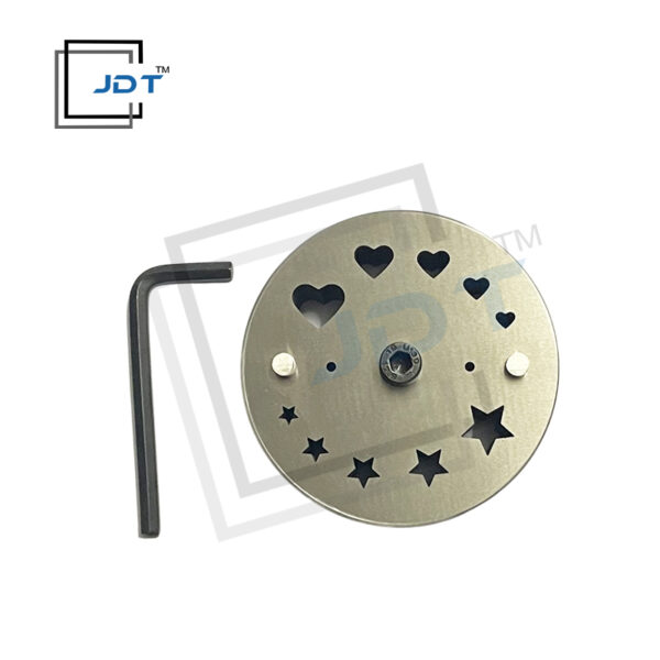 JDT Disc Cutter 2 Different Shapes |Set of 10 Punches|5 Stars|5 Hearts| 6 to 16mm| - Image 2