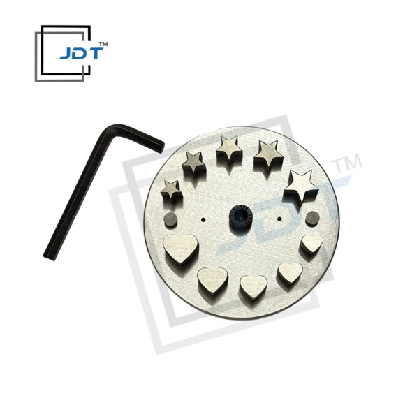 JDT Disc Cutter 5 Stars 5 Heart Shapes| 16mm to 25mm | Jewelry Die | - Image 2