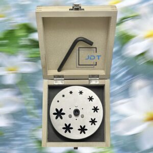 JDT Disc Cutter 6 Petal Flower Shape | Set of 10 punches | 6mm to 31mm | Jewelry Dies|