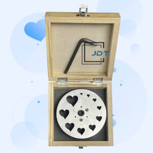 JDT Disc Cutter Tangled Heart Shape | Set of 10 punches | 6mm to 31mm | Jewelry Dies|