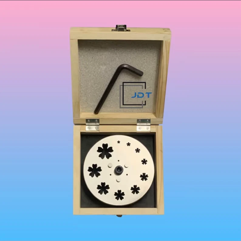 JDT Disc Cutter 5 Petal Flower Shape | Set of 10 punches | 6mm to 31mm | Jewelry Dies |