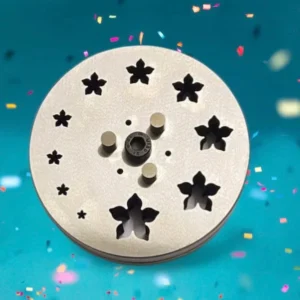 JDT Disc Cutter 5 Petal Flower Shape design #2| Set of 10 punches | 6mm to 31mm | Jewelry Dies |