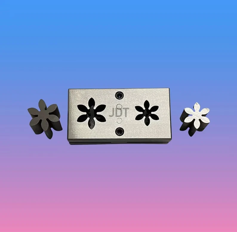JDT Disc Cutter 6 Petal Flower Shape Jumbo Sizes | 2 Different Variants | 19mm & 25mm | 31mm & 38mm | Jewelry Die |
