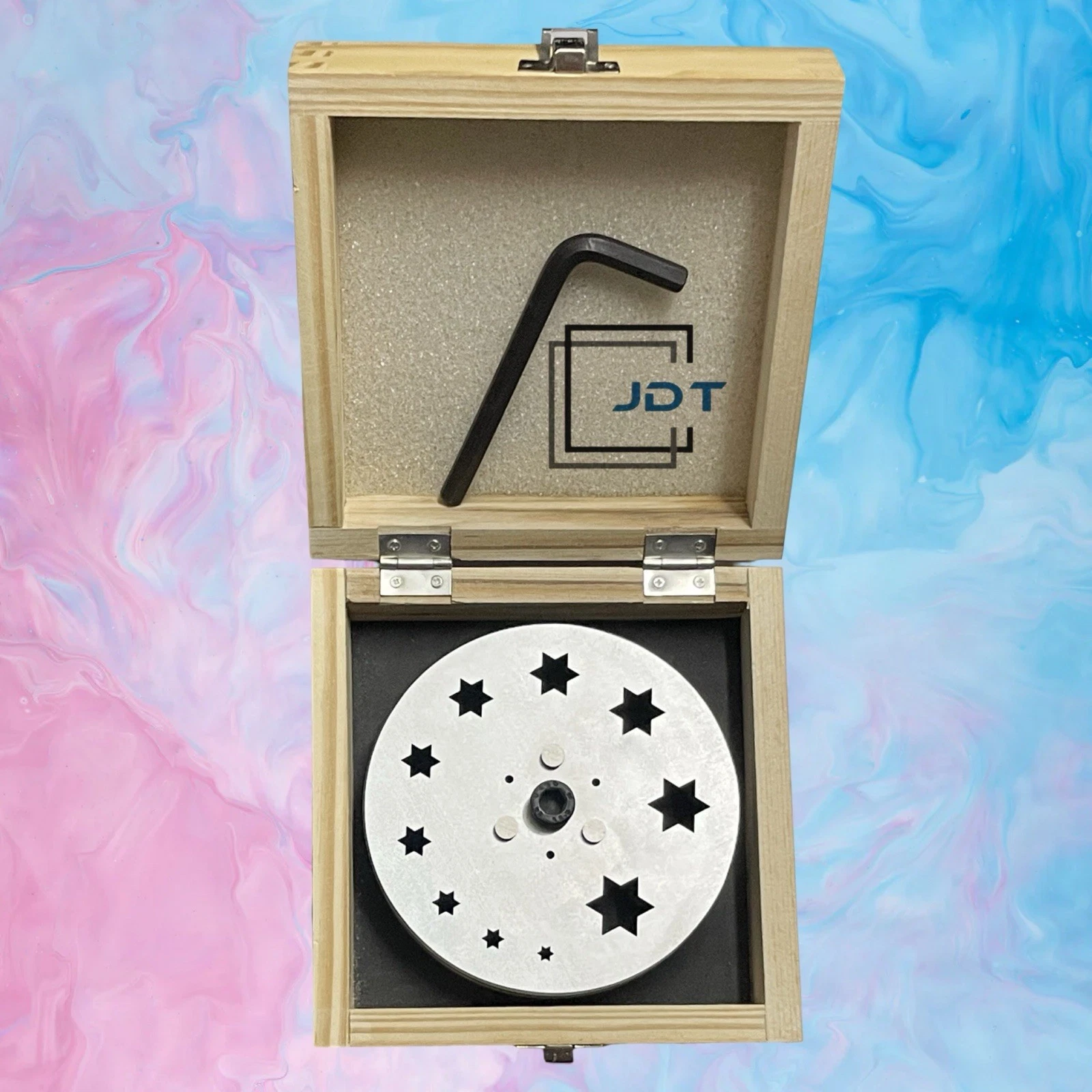 JDT Disc Cutter 6 Point Star Shape | Set of 10 punches | 6mm to 31mm | Jewelry Dies |