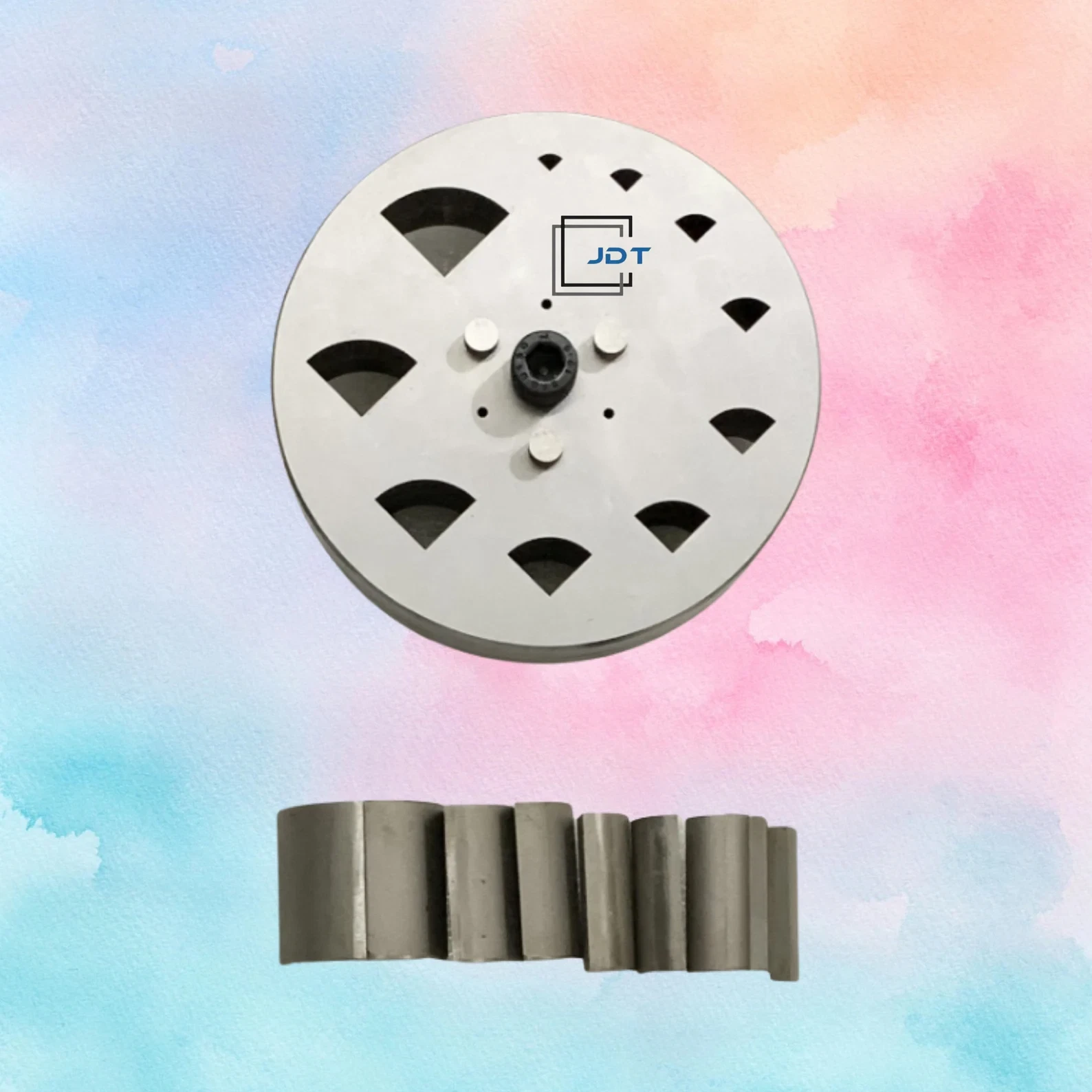 JDT Disc Cutter Pie Slice Shape | Set of 10 punches | 6mm to 31mm | Jewelry Dies | - Image 3