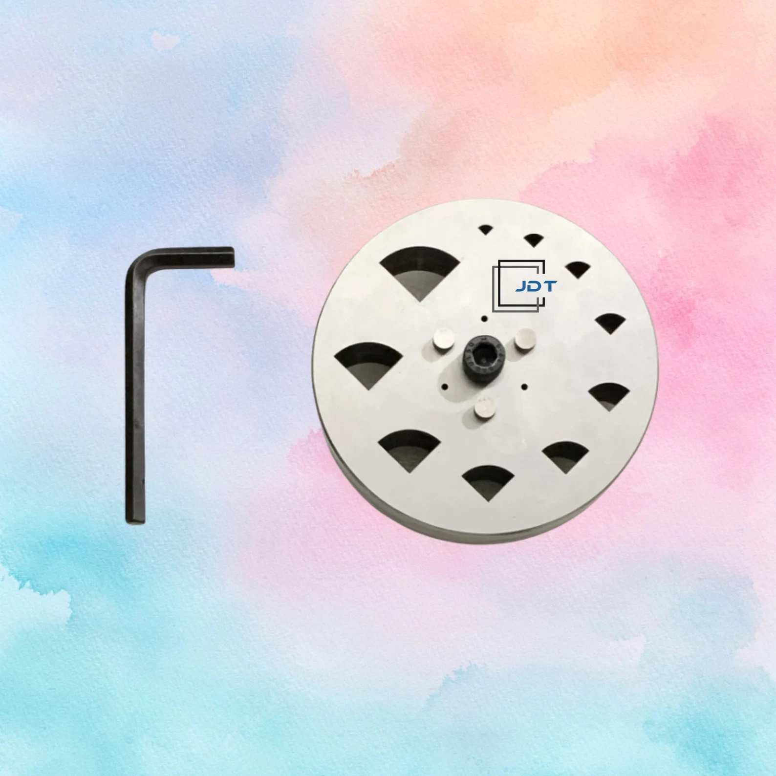 JDT Disc Cutter Pie Slice Shape | Set of 10 punches | 6mm to 31mm | Jewelry Dies | - Image 4