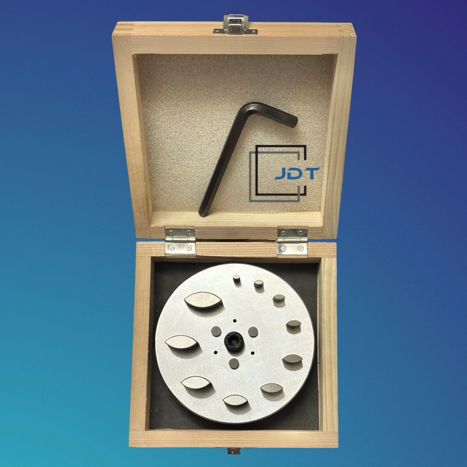 JDT Disc Cutter Eye/Marquise Shape | Set of 10 punches | 6mm to 31mm | Jewelry Dies|