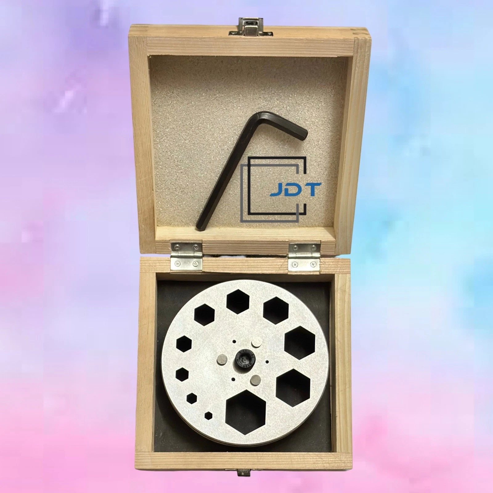 JDT Disc Cutter Hexagon Shape | Set of 10 punches | 6mm to 31mm | Jewelry Dies|