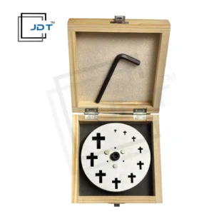 JDT Disc Cutter Holy Cross Shape | Set of 10 punches | 6mm to 31mm | Jewelry Dies|