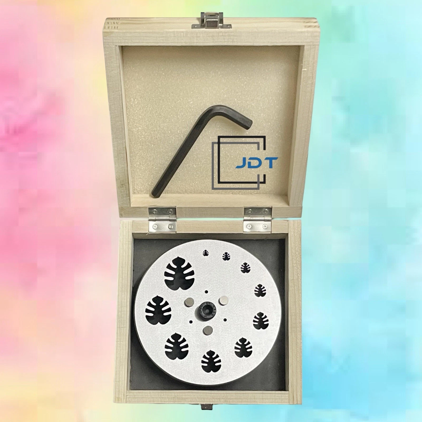 JDT Disc Cutter Monstera Leaf Shape | Set of 10 punches | 6mm to 31mm | Jewelry Dies|