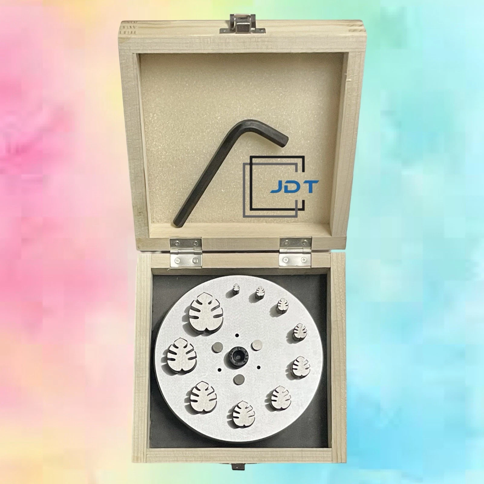 JDT Disc Cutter Monstera Leaf Shape | Set of 10 punches | 6mm to 31mm | Jewelry Dies| - Image 4