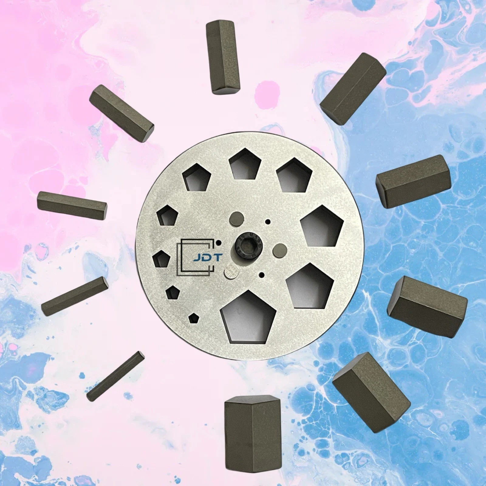 JDT Disc Cutter Pentagon Shape | Set of 10 punches | 6mm to 31mm | Jewelry Dies| - Image 3