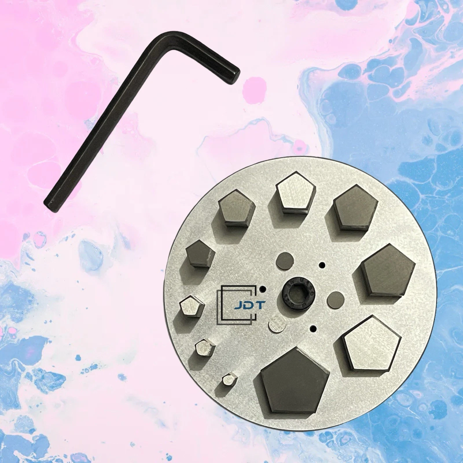 JDT Disc Cutter Pentagon Shape | Set of 10 punches | 6mm to 31mm | Jewelry Dies| - Image 4