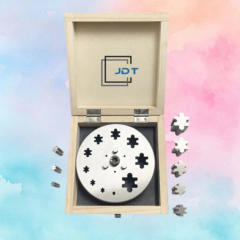 JDT Disc Cutter Puzzle Shape | Set of 10 punches | 6mm to 31mm | Jewelry Dies|