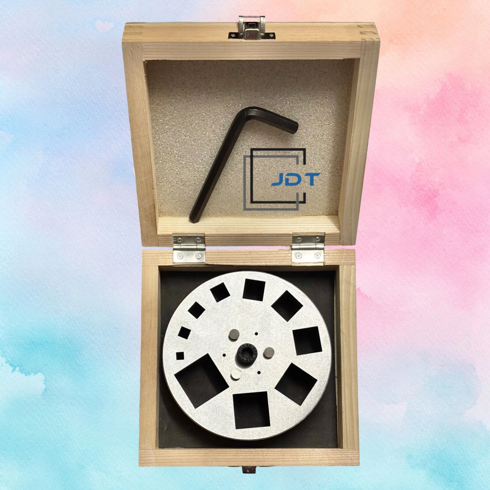 JDT Disc Cutter Square Shape | Set of 10 punches | 6mm to 31mm | Jewelry Dies|