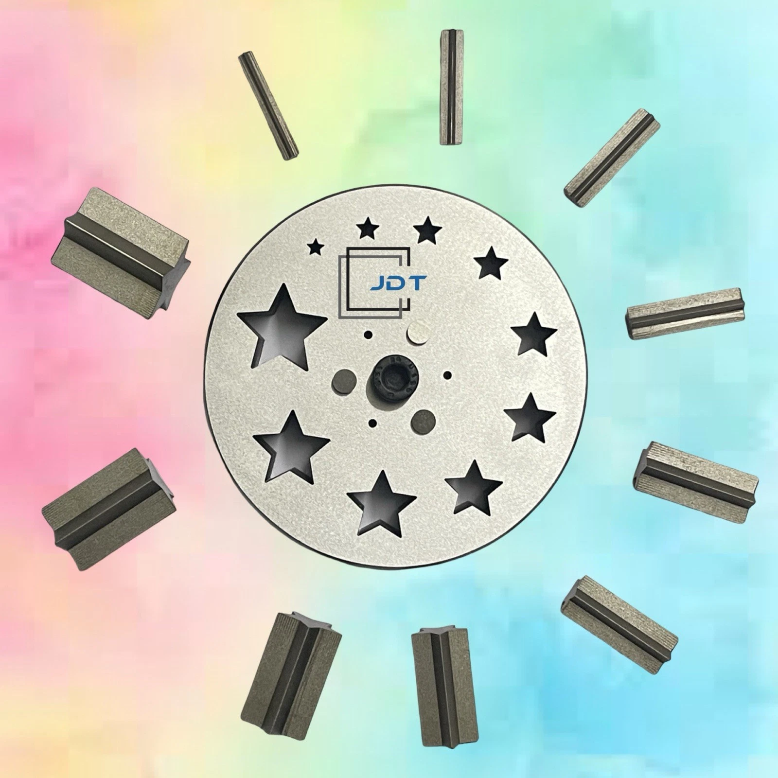 JDT Disc Cutter Star Shape | Set of 10 punches | 6mm to 31mm | Jewelry Dies| - Image 2