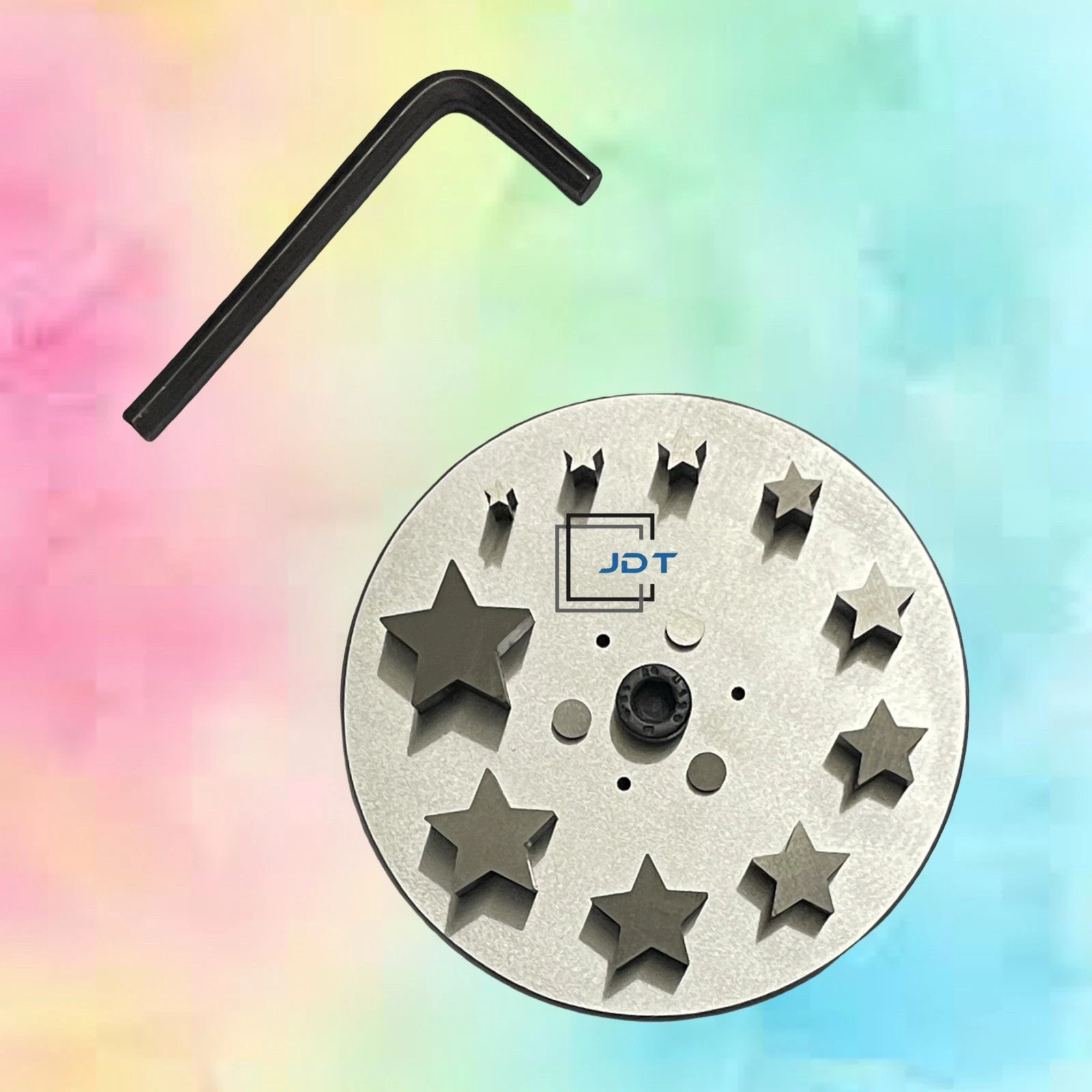 JDT Disc Cutter Star Shape | Set of 10 punches | 6mm to 31mm | Jewelry Dies| - Image 3
