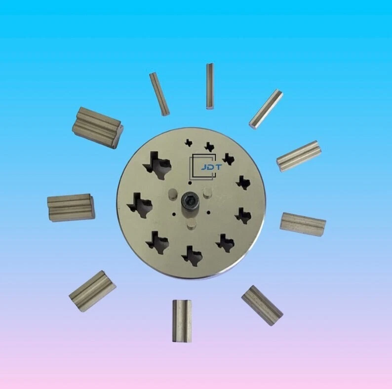 JDT Disc Cutter Texas Map Shape | Set of 10 punches | 7mm to 25.4mm | Jewelry Dies | - Image 2