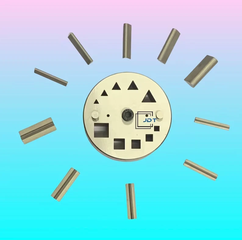 JDT Disc Cutter 5 Triangle 5 Square Shapes | Set of 10 Punches | 2 in 1 Disc Cutter | Available in 2 Different Variants | 5mm to 16mm & 16mm to 23mm | Jewelry Die | - Image 3