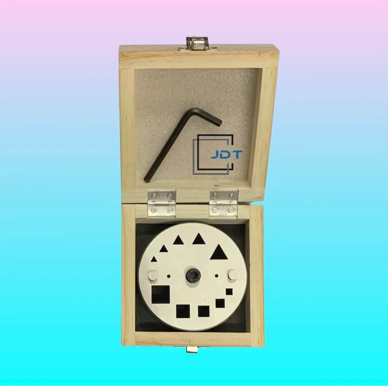 JDT Disc Cutter 5 Triangle 5 Square Shapes | Set of 10 Punches | 2 in 1 Disc Cutter | Available in 2 Different Variants | 5mm to 16mm & 16mm to 23mm | Jewelry Die |